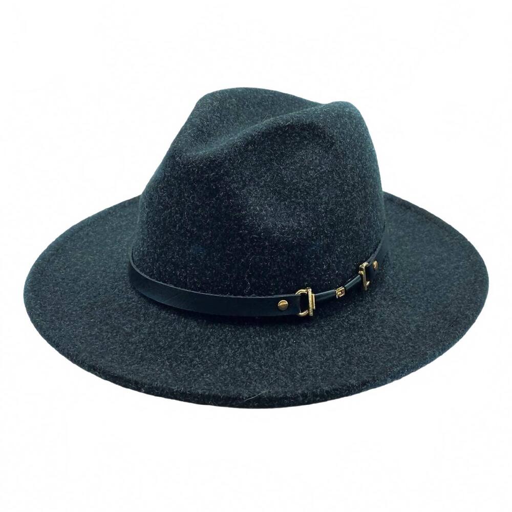 NEW HEADBANDS OF HOPE women's serena felt fedora in charcoal
